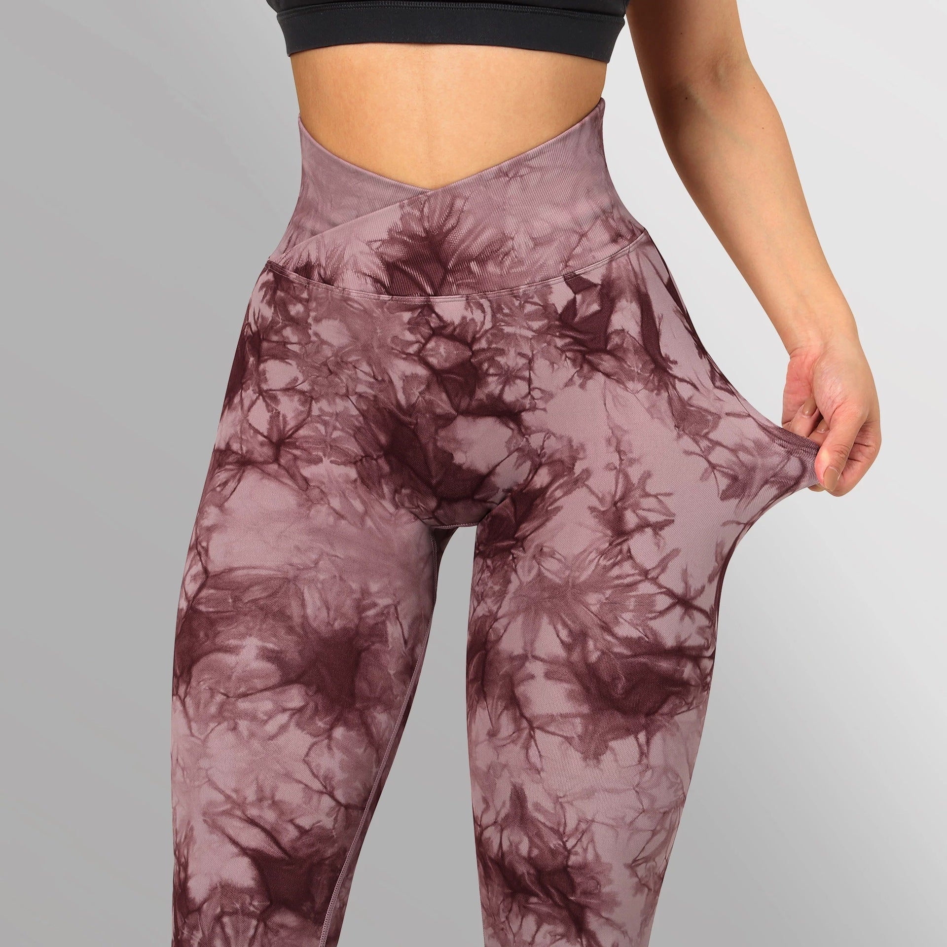 Women's Seamless Tie-Dye Yoga Leggings