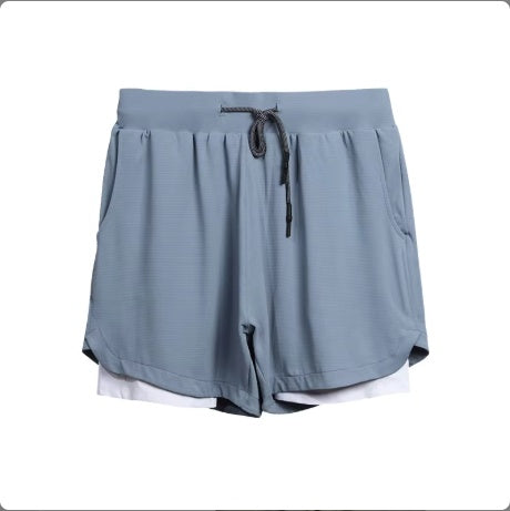 Men's 2-in-1 Quick-Dry Gym Shorts