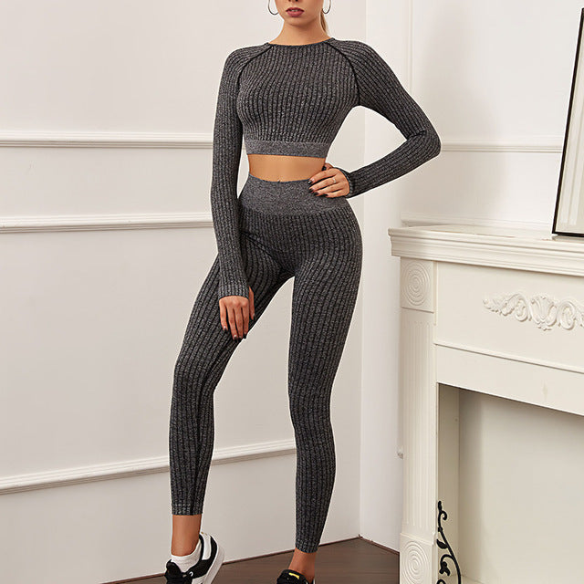 Winter New Women’s Gym Fitness Suit – Leggings Set