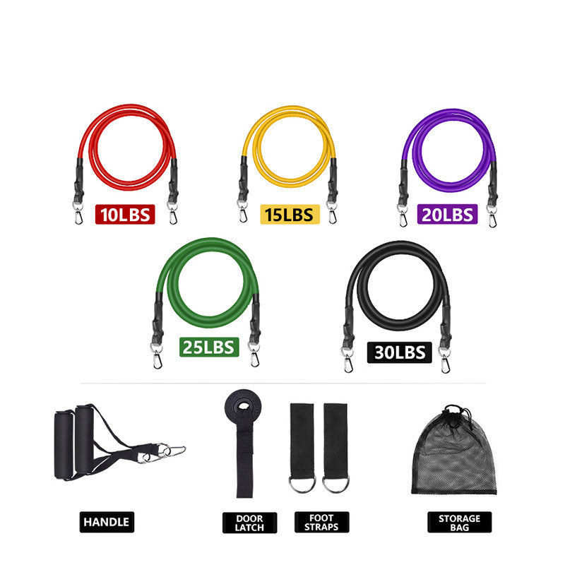 Elastic Resistance Band Set – Chest & Muscle Training