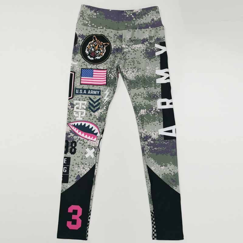 Women's Army-Style Fitness Leggings
