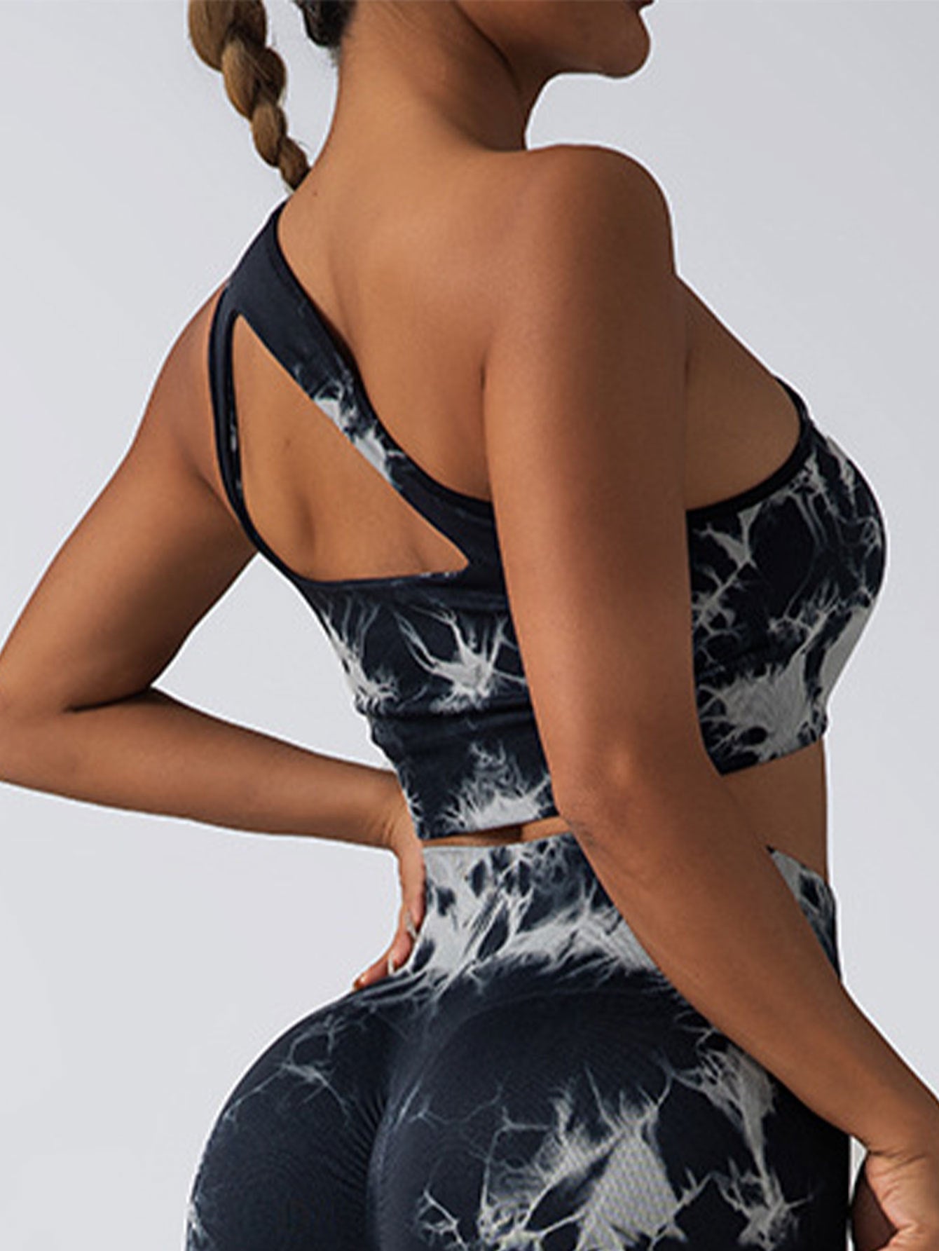 Seamless One Shoulder Sports Bra & Leggings Set