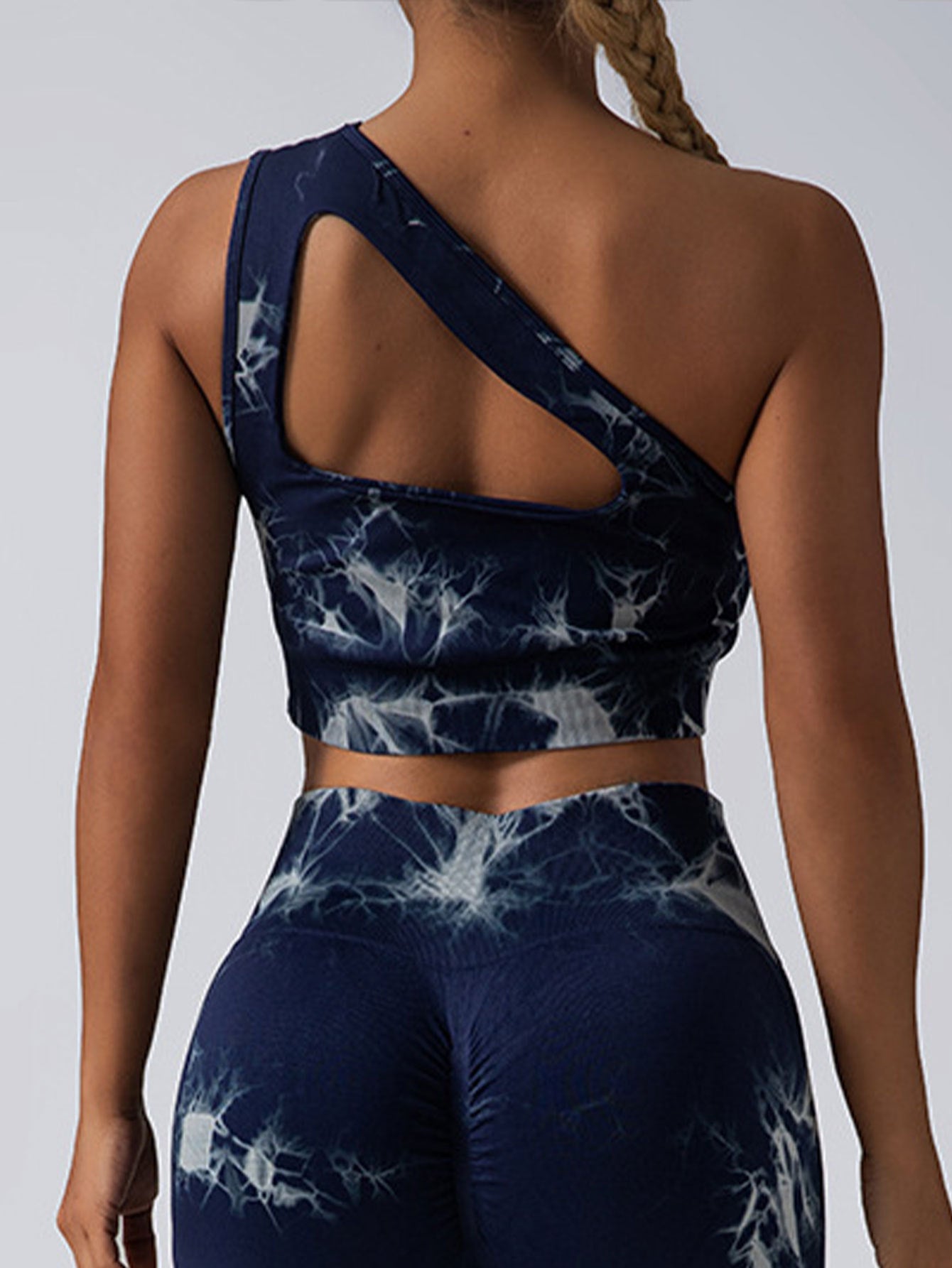 Seamless One Shoulder Sports Bra & Leggings Set