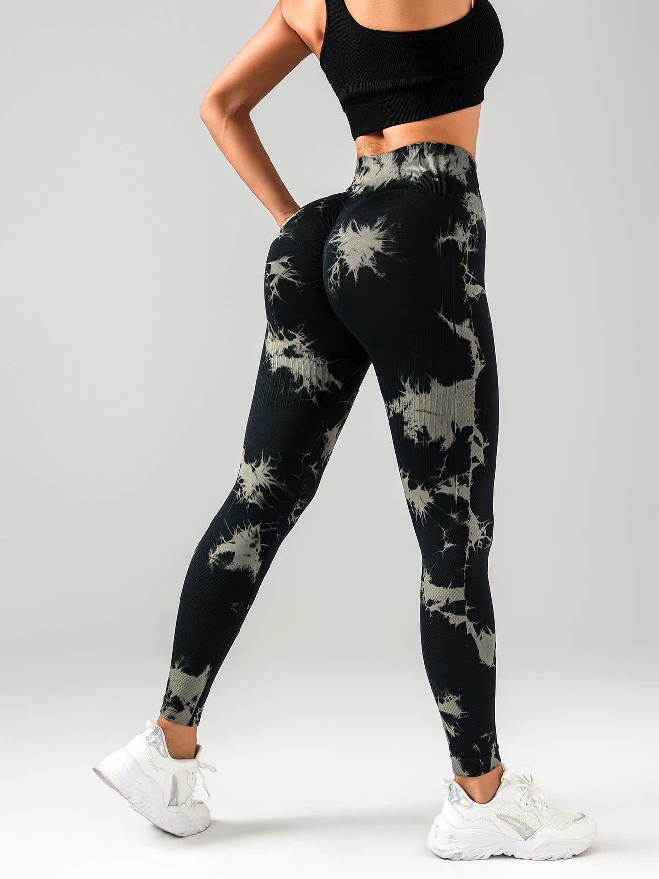 Women's Tie-Dye Scrunch Butt Lifting Leggings