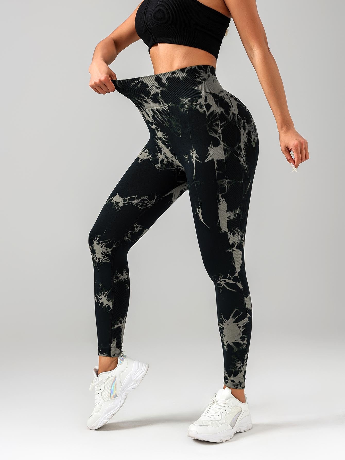 Women's Tie-Dye Scrunch Butt Lifting Leggings