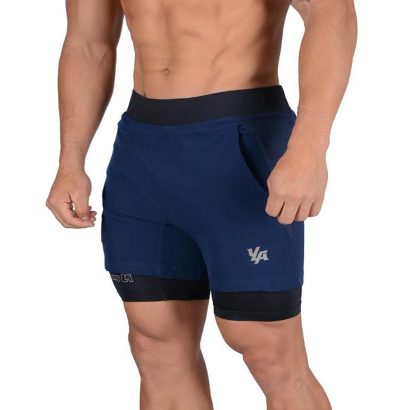 Men's 2-in-1 Quick-Dry Running Shorts