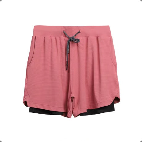 Men's 2-in-1 Quick-Dry Gym Shorts