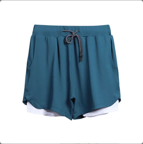Men's 2-in-1 Quick-Dry Gym Shorts