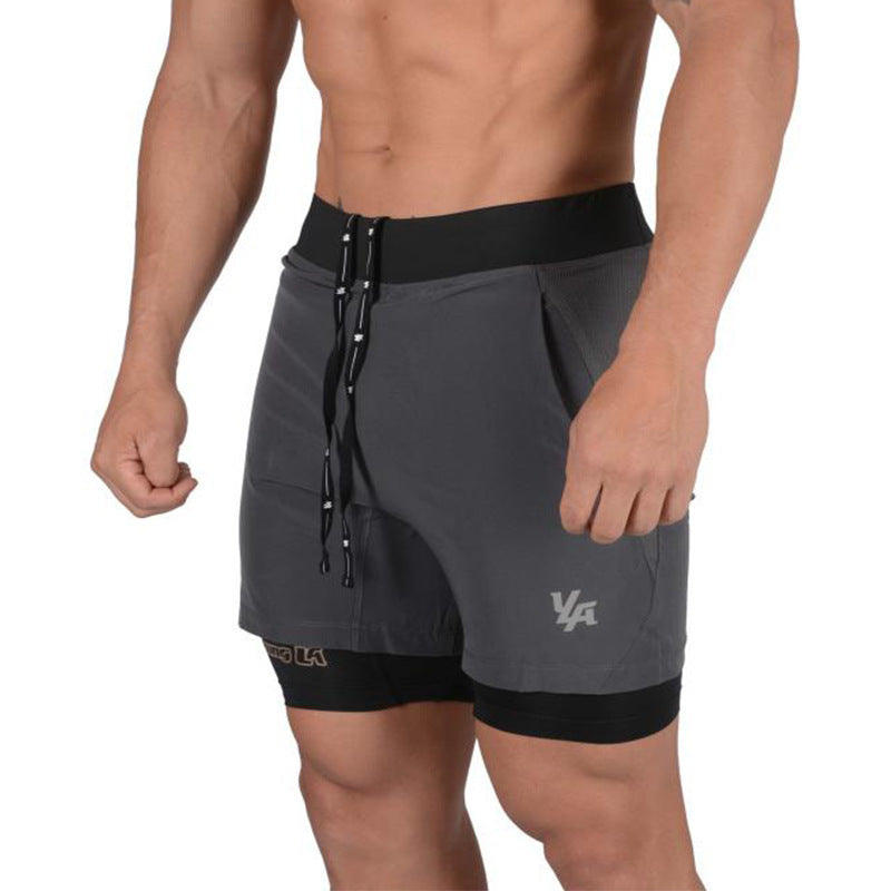 Men's 2-in-1 Quick-Dry Running Shorts