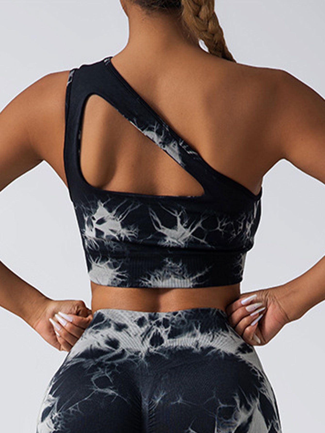Seamless One Shoulder Sports Bra & Leggings Set