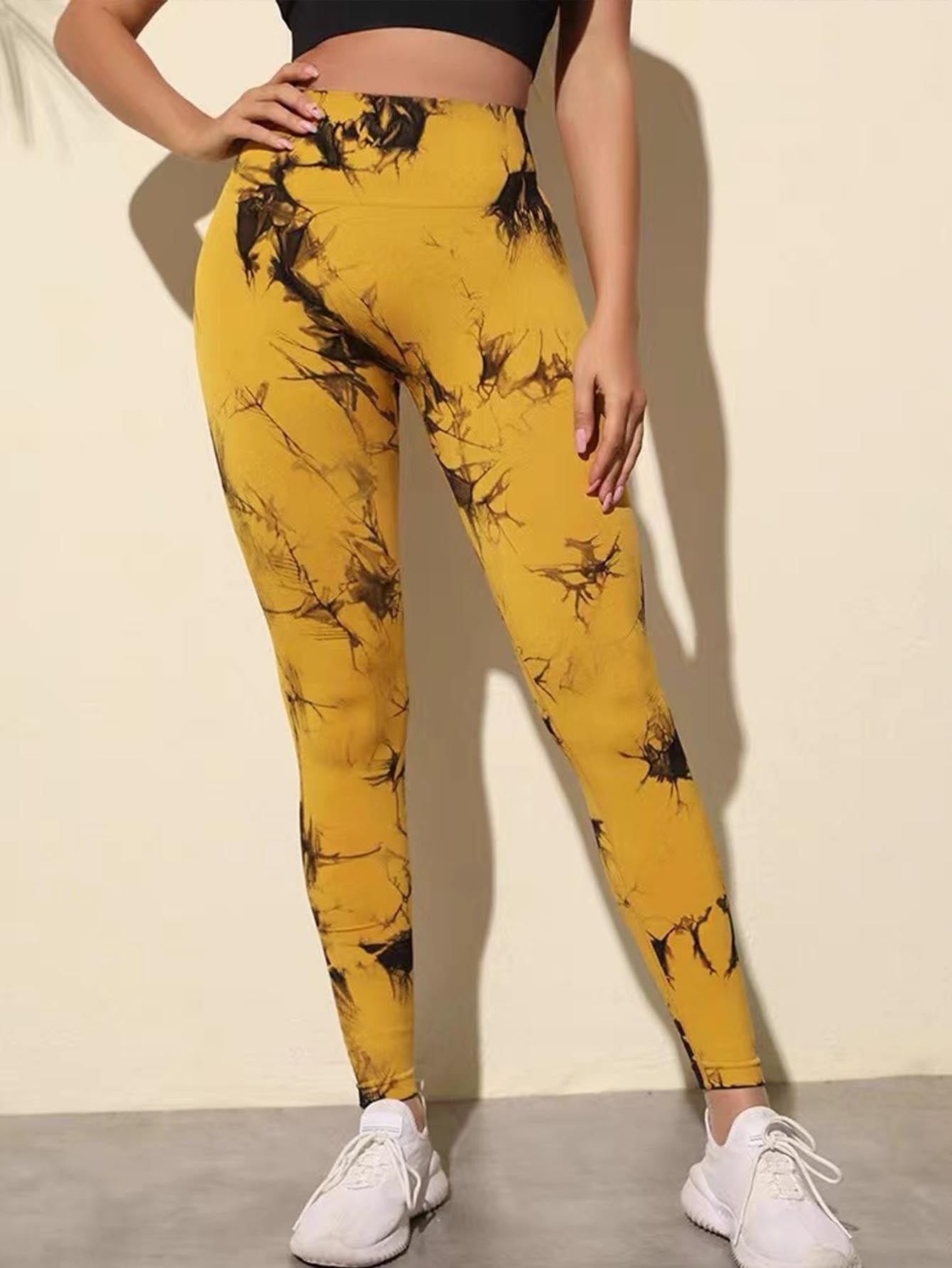 Women's Tie-Dye Scrunch Butt Lifting Leggings