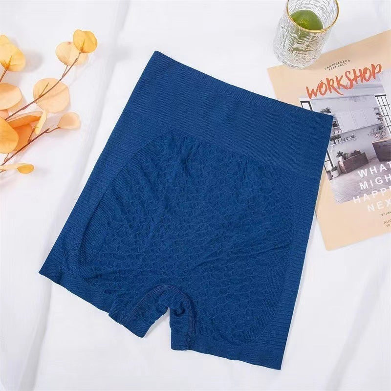 Women's Grid Design High-Waist Shorts