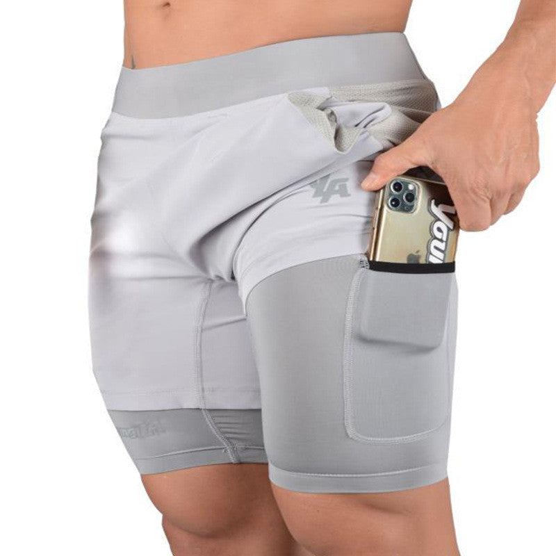 Men's 2-in-1 Quick-Dry Running Shorts