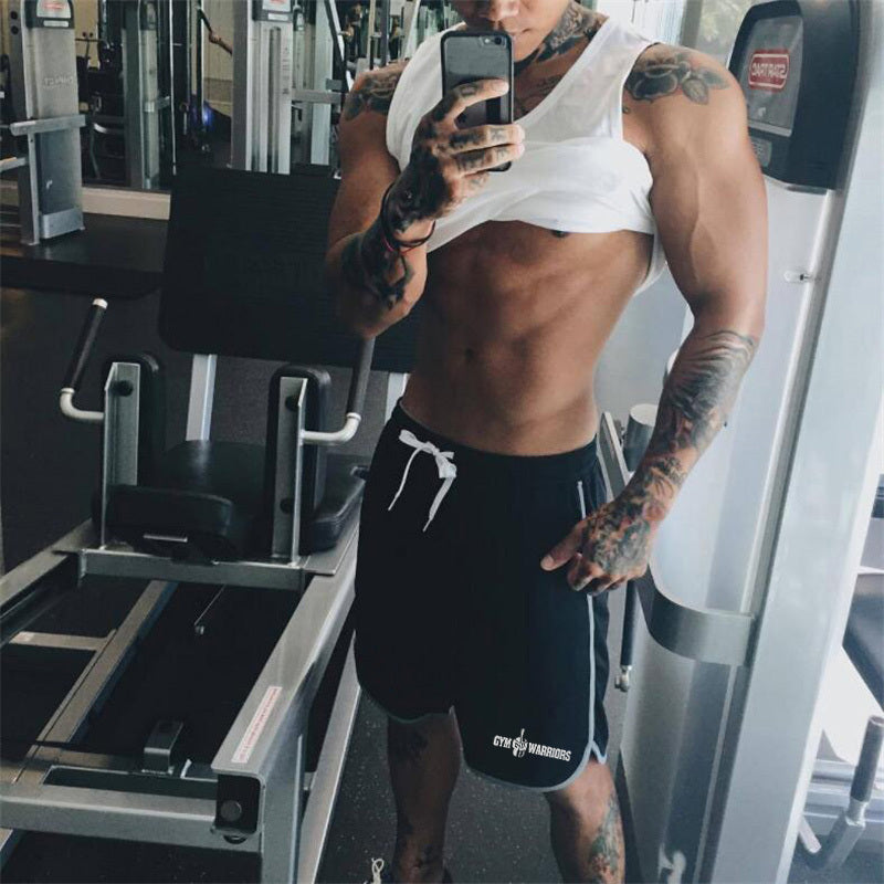 Men's Quick-Dry Mesh Fitness Shorts