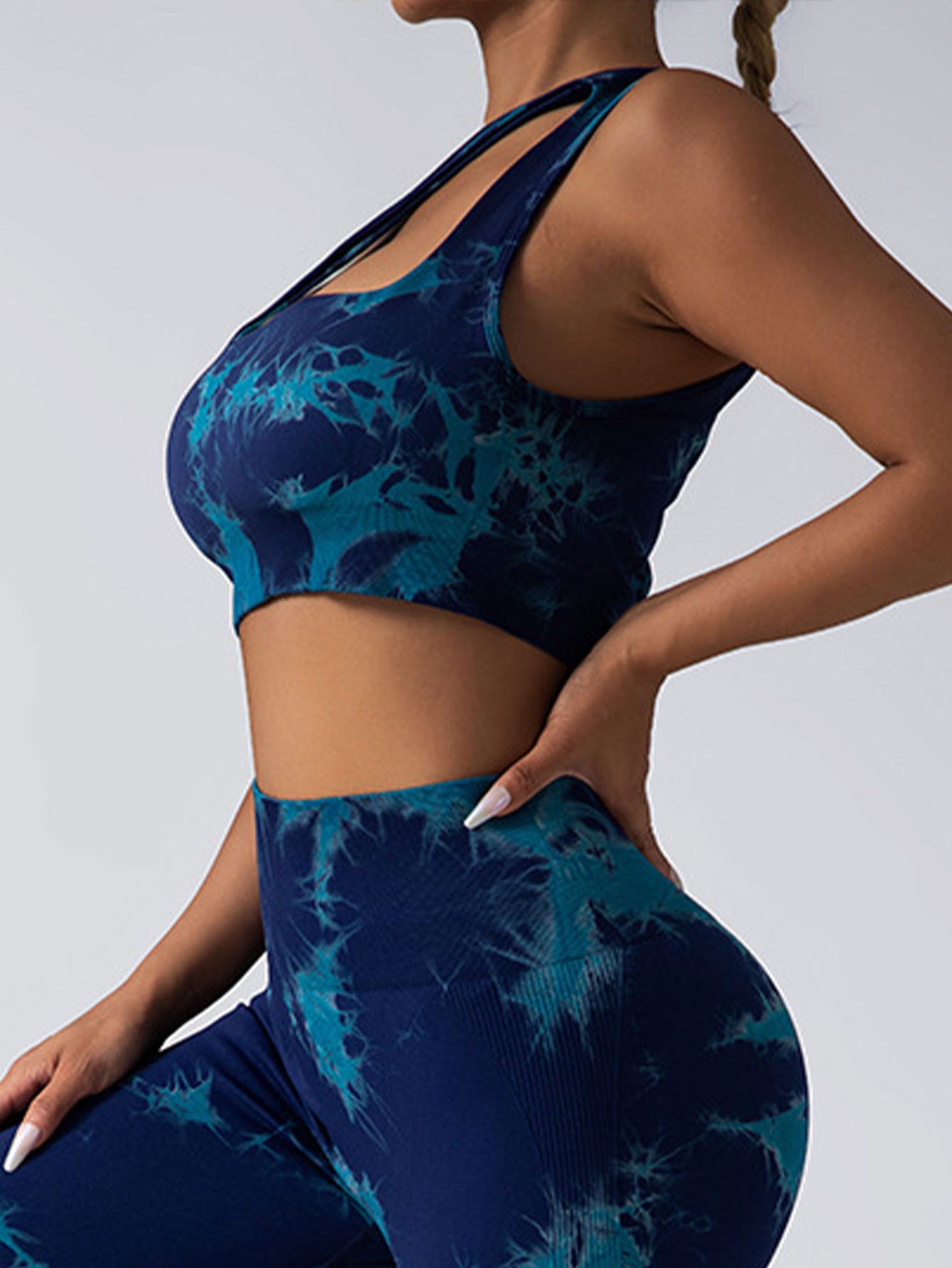 Seamless One Shoulder Sports Bra & Leggings Set