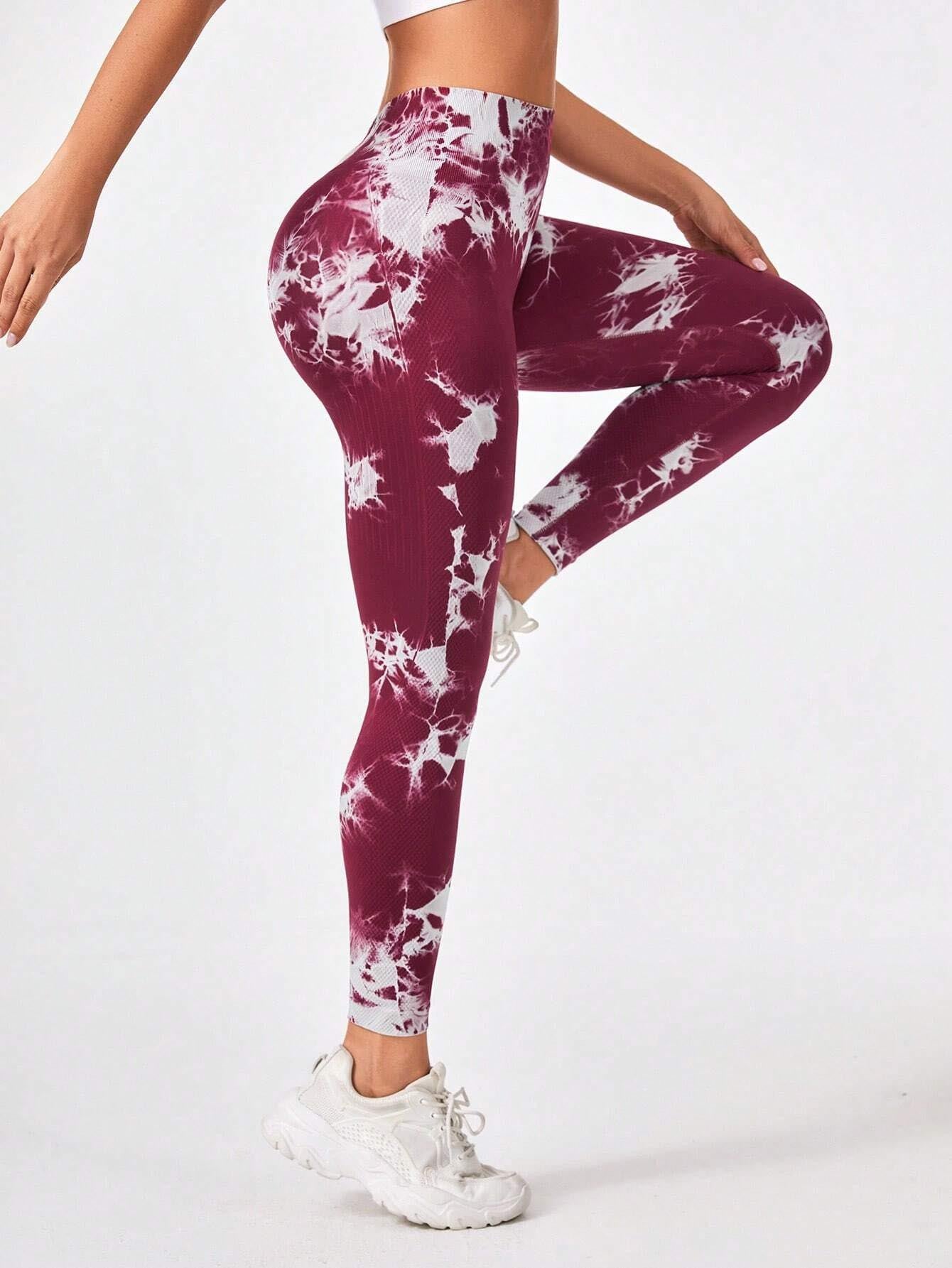 Women's Tie-Dye Scrunch Butt Lifting Leggings